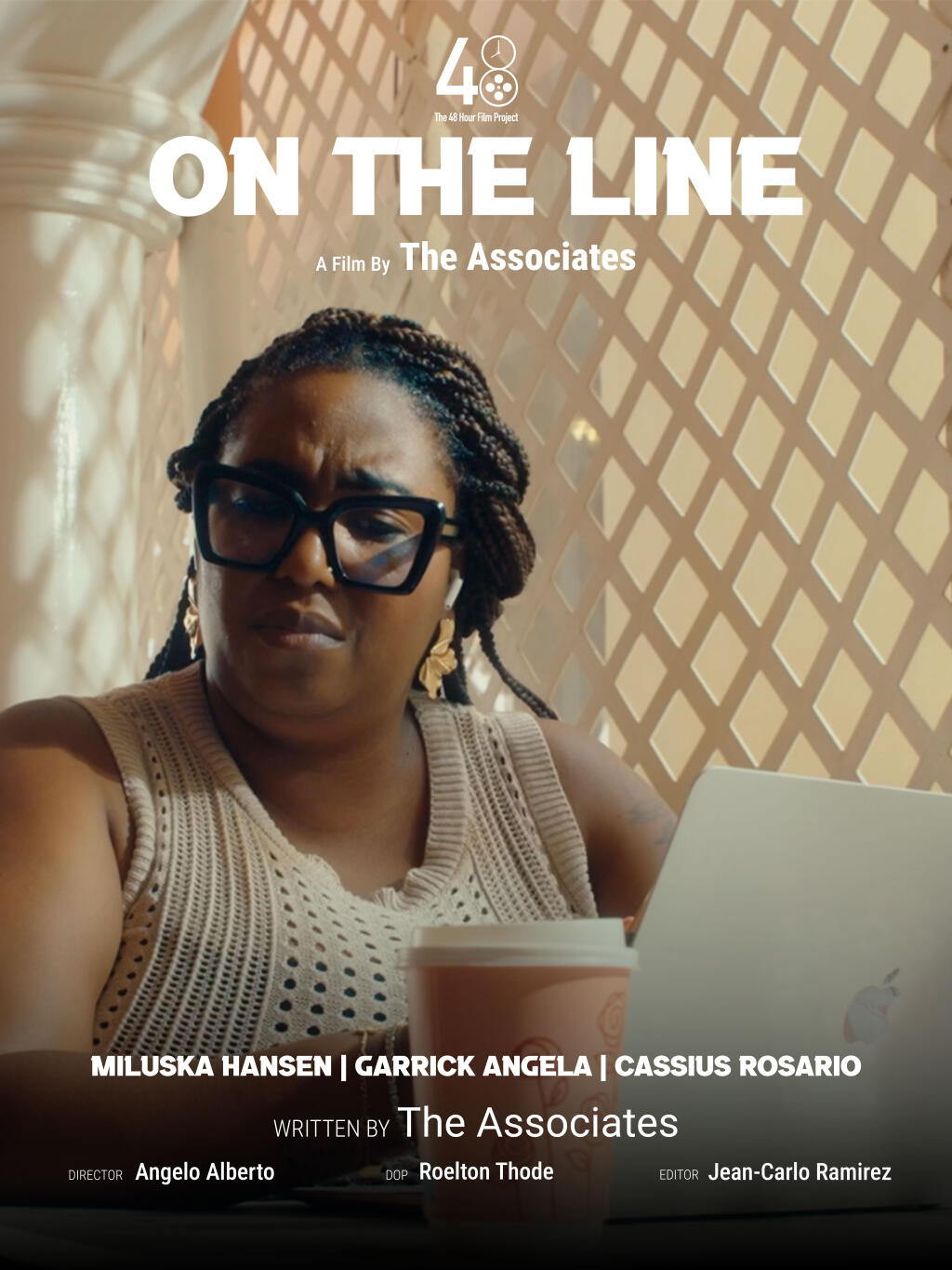 Filmposter for On the line